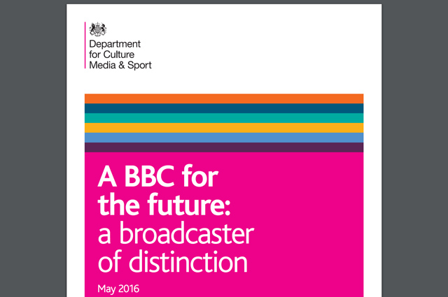 The Department for Culture, Media & Sport whitepaper on BBC's future