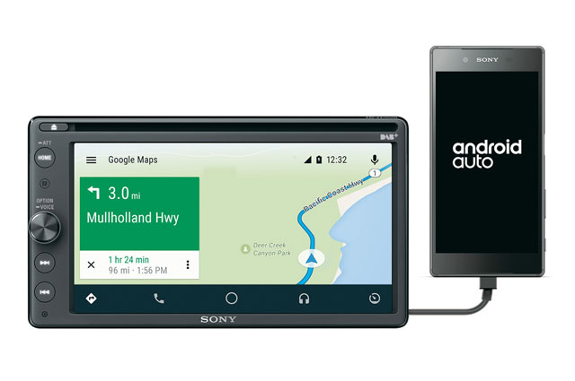 Sony XAV-AX205DB with Android Auto