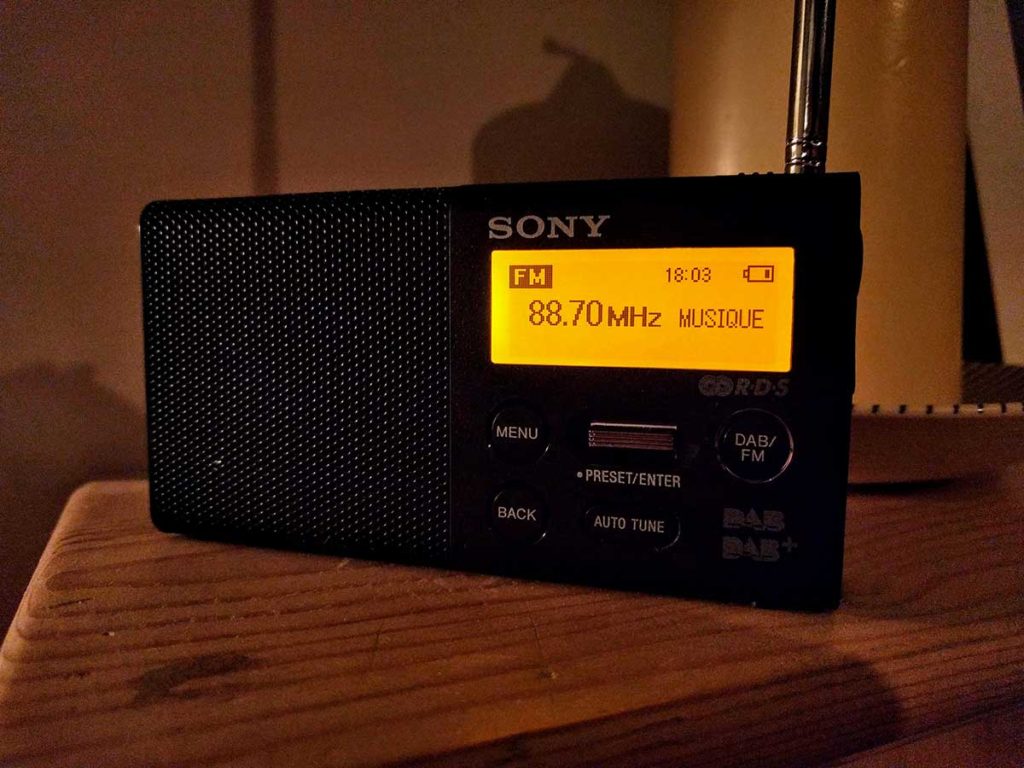 France Musique being received on FM near London