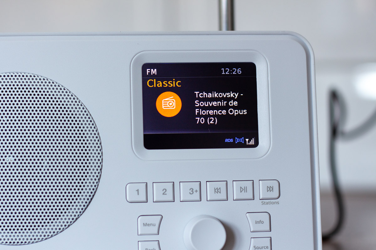 Tuning into Classic FM in the FM mode