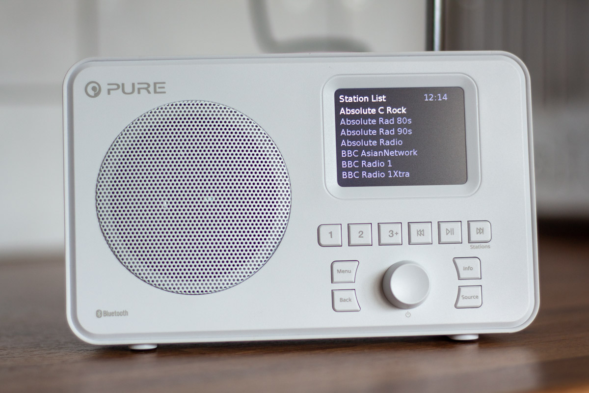 Digital radio station list on the Pure Elan One