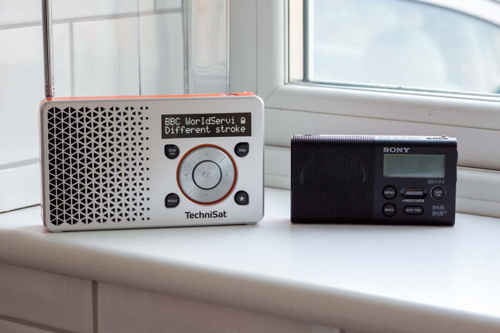 The DIGITRADIO 1 is bigger than Sony's smallest portable DAB radio