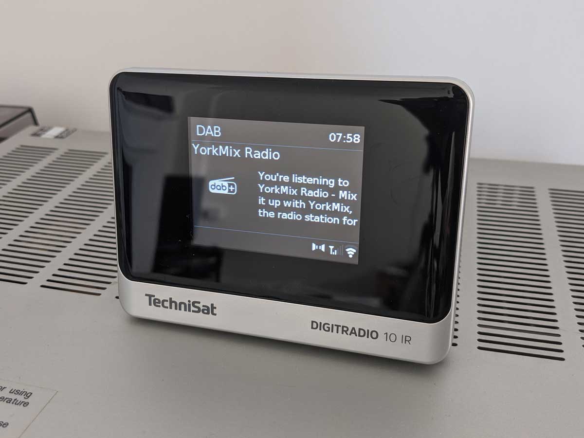 YorkMix Radio on a DAB receiver