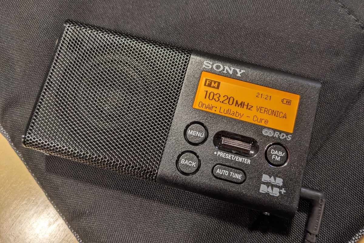 Sony XDR-P1 in FM mode