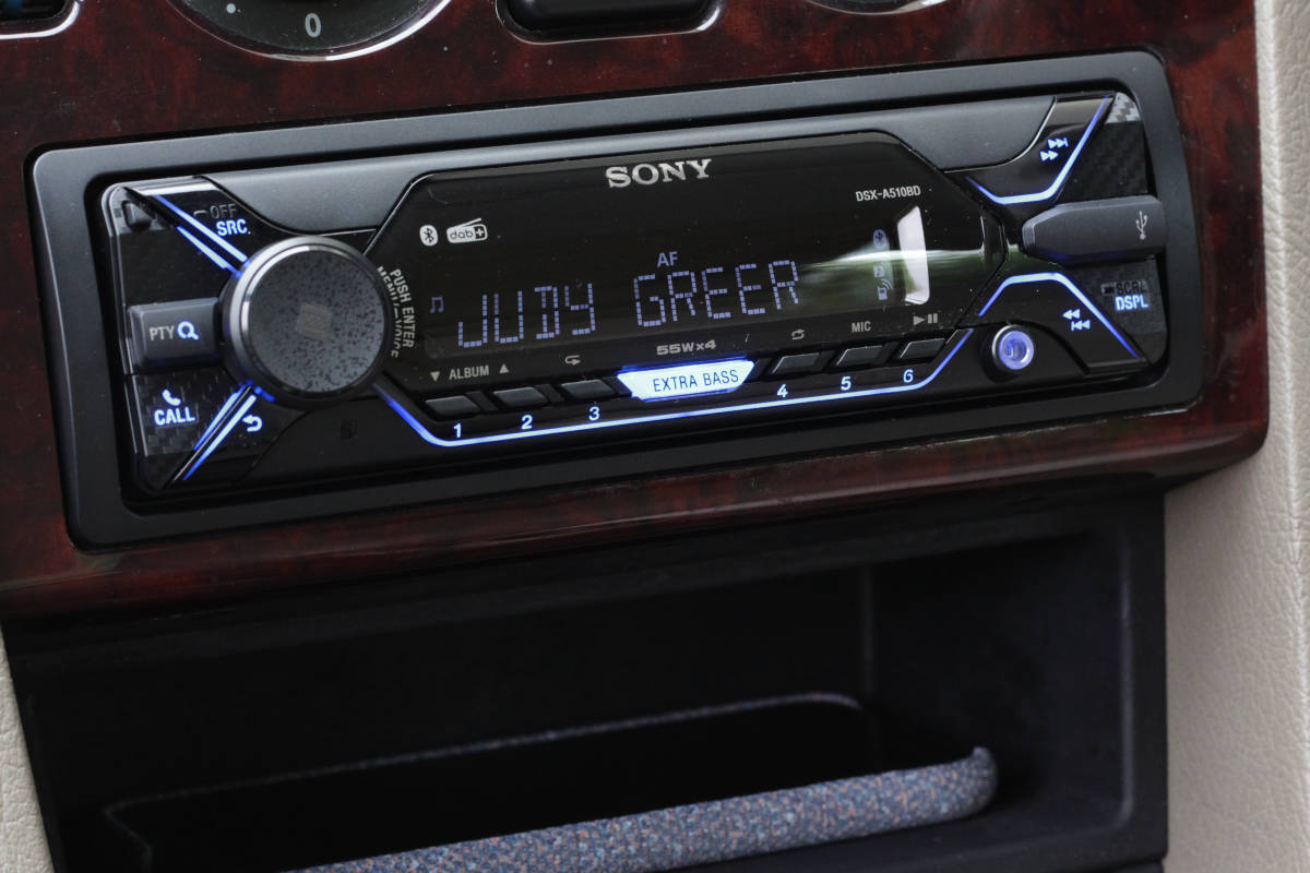 Listening to a podcast with the Sony car stereo