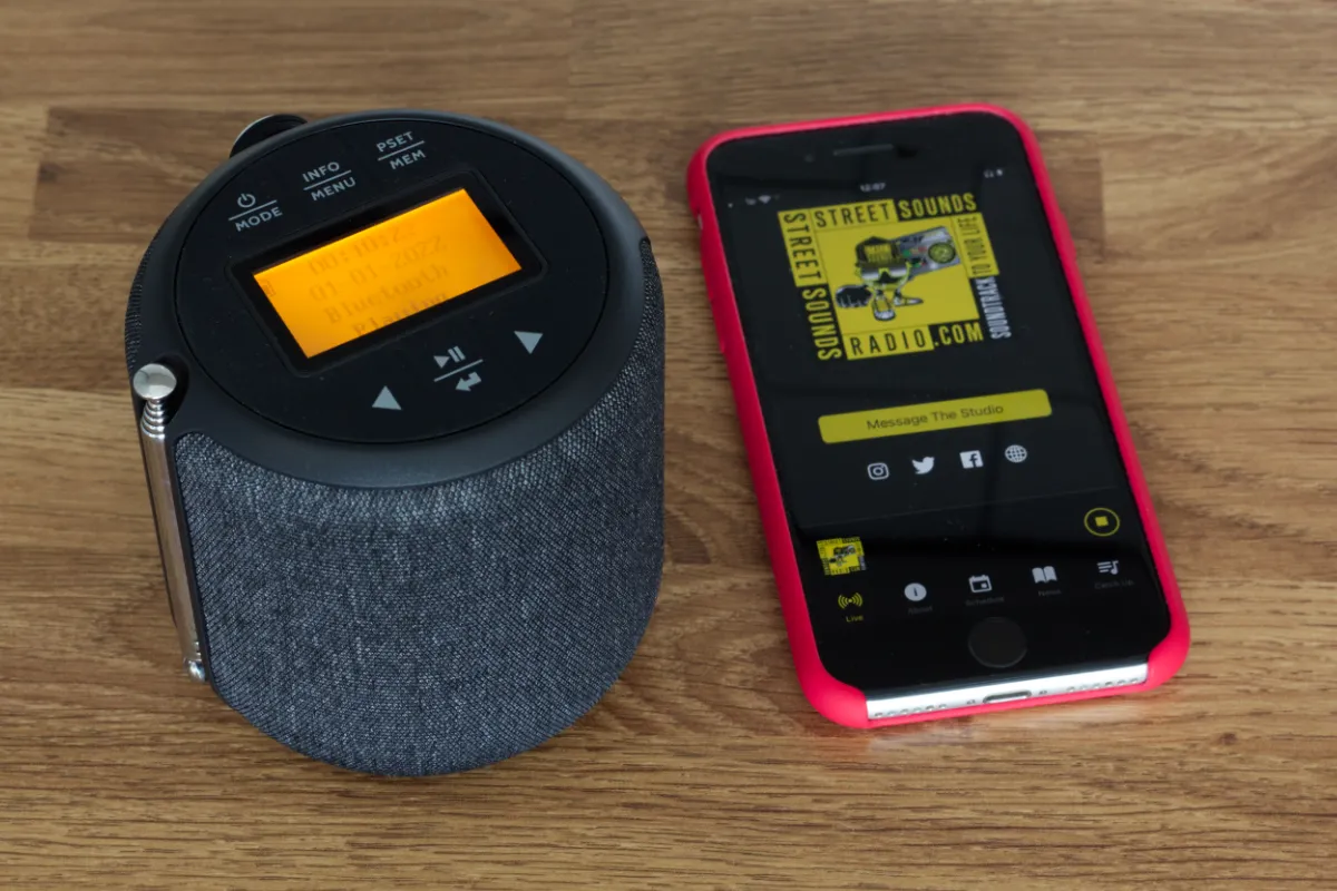 Music, podcasts and audiobooks can be streamed to the Barrel with Bluetooth